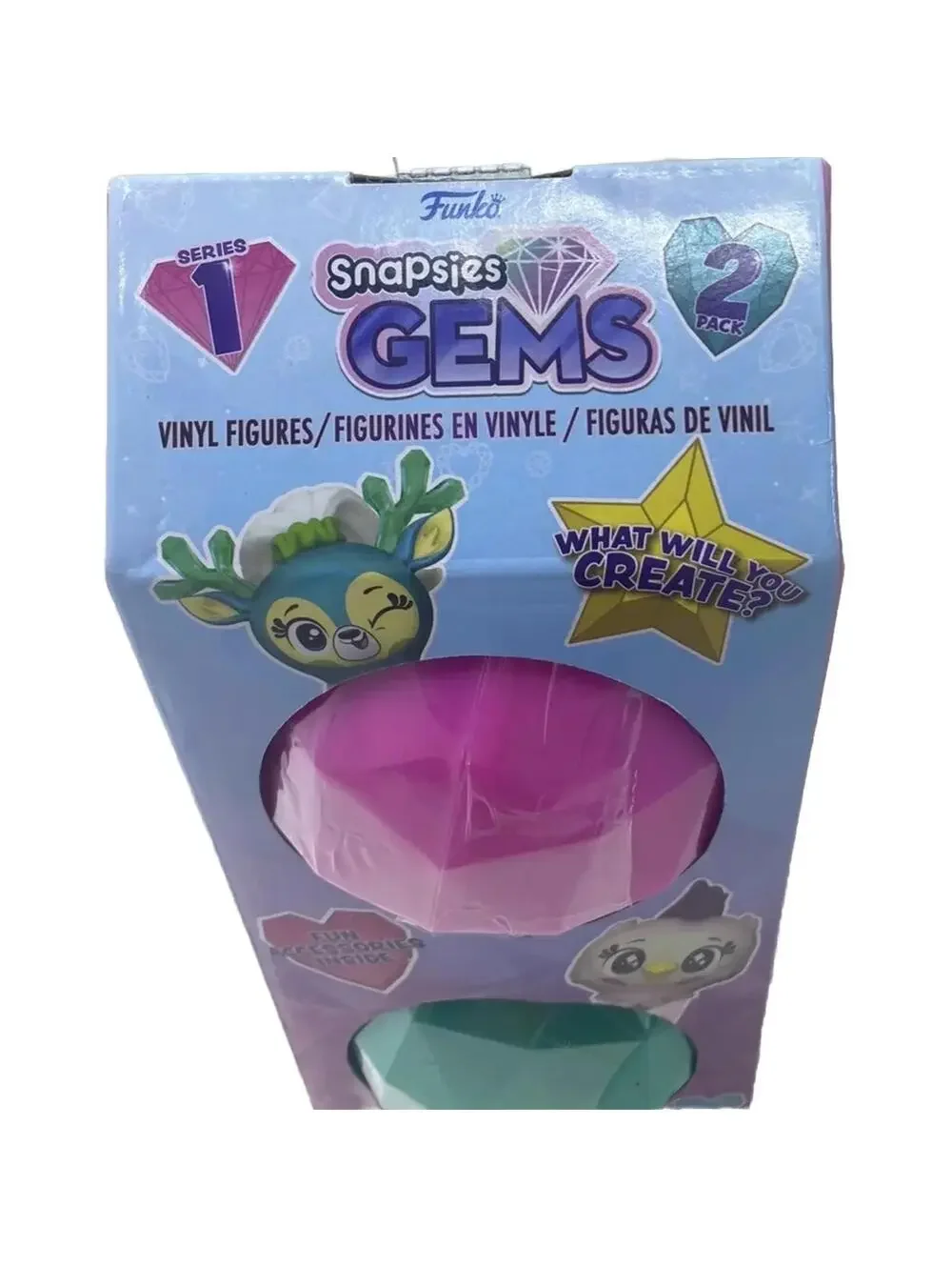 Series 1 Snapsies Gems Vinyl Figures Funko Toys Brand New, 2 Pack